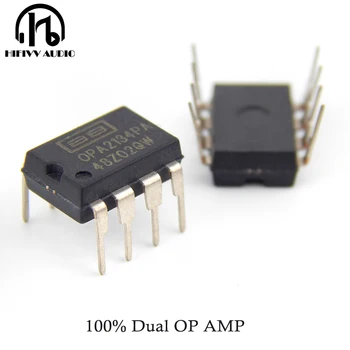 100% Оригинальный OPA2134 OPA2134PA DIP операционный усилитель с микросхемой OP AMP для аудиоусилителя Hi-Fi