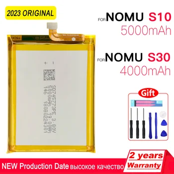 100% Оригинальный Высококачественный Сменный Аккумулятор Для Nomu S10 S30 NomuS10 5000 мАч NOMUS30 4000 мАч Сотовый Мобильный Телефон Bateria + Инструменты