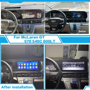 12,3 ‘Android 8 + 256G OEM Стиль Для Ford Transit 2023 Автомобильный GPS Навигационный Экран AutoStereo Мультимедийный Плеер Магнитола