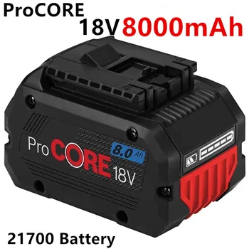 18V 8000mAh ProCORE Ersatz Batterie für Bos  Professionelle System Cordless Werkzeuge BAT609 BAT618 GBA80 21700 Zelle
