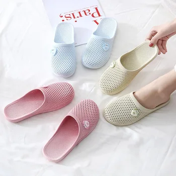 2021 новые тапочки, женская летняя домашняя обувь на мягкой подошве для ванной, женские тапочки erji3