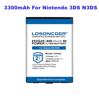 2300-3300 мАч KTR-003 CTR-003 Аккумулятор для новой Nintendo 3DS N3DS Аккумулятор Для Nintendo 2DS 3DS N3DS