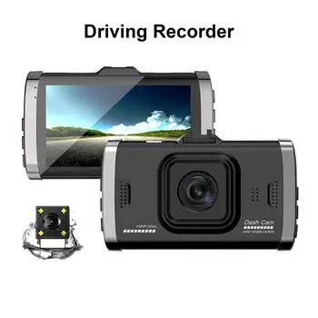 3-дюймовый Автомобильный видеорегистратор Dash Camera HD 1080P, Видеорегистратор для вождения, Петлевая запись Ночного видения, Широкоугольный детектор движения, Автомобильные Аксессуары