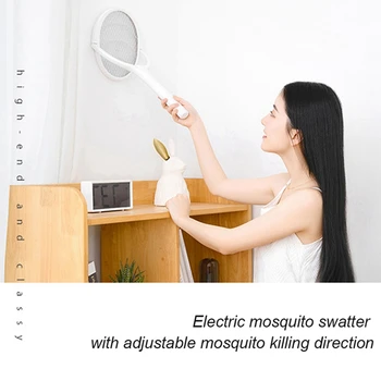3500 В 5в1 Многофункциональная Мухобойка от комаров, электрическая USB-перезаряжаемая Летучая мышь