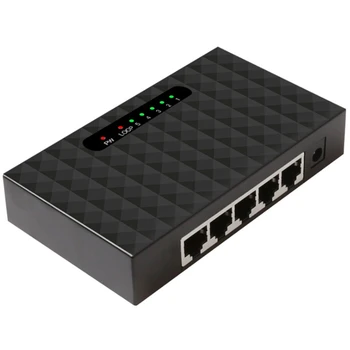 5-Портовый Гигабитный Коммутатор Сетевой Коммутатор Ethernet Smart Vlan Сетевой коммутатор Lan-концентратор Полный или полудуплексный обмен