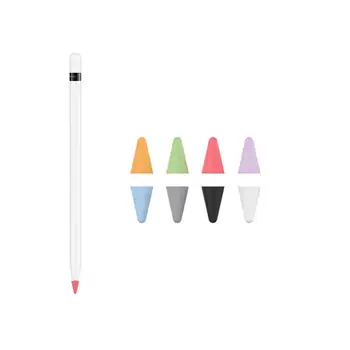 8 шт./упак. Силиконовая заглушающая крышка для наконечника Smart Pencil, сменный наконечник, совместимый с защитой наконечника ручки 1-2 поколения