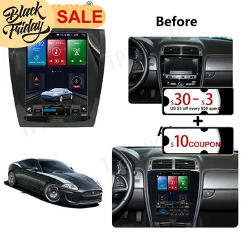 Android 10,0 Tesla Стиль Для Jaguar XK XKR-S XKR 2006 2015 Автомобильный GPS Навигация Авто Радио Стерео Мультимедийный Плеер Головное устройство