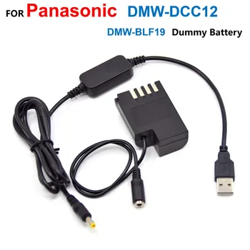 DMW-DCC12 Соединитель постоянного тока DMW-BLF19 BLF19E Фиктивный Аккумулятор + Зарядное устройство USB Кабель Для Lumix DMC-GH3 DMC-GH4 DMC-GH5 DMC-GH5S GH3 GH4