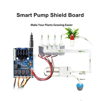 Elecrow Smart Pump Shield Board Электронный DIY Автоматический Умный Полив растений для Arduino Емкостный Датчик влажности почвы