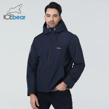 ICEbear, мужские короткие пальто, осенняя стильная куртка с рисунком d, высококачественная мужская брендовая одежда MWC21661D
