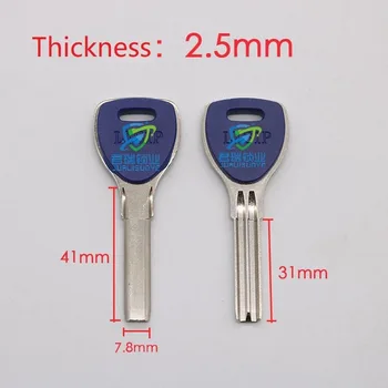 JF053 Зародыш ключа с полукруглой ямочкой, однорядный сменный ключ, длина лезвия 41 мм (10 шт.), бесплатная доставка