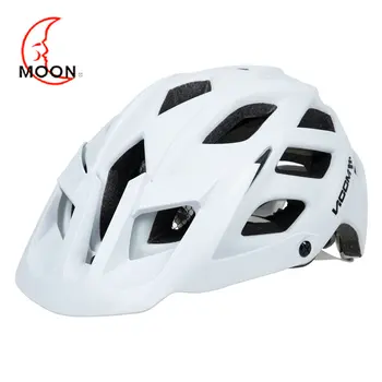MOON-Велосипедный шлем для горного велосипеда с регулируемым козырьком, защитная шапочка для езды на велосипеде, Новый дизайн