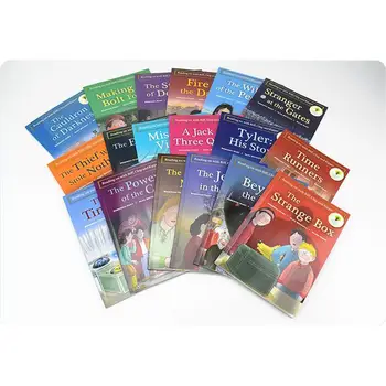 Oxford story reading tree 10-12 шагов 18 томов, чтобы научиться помогать детям читать Акустический английский сборник рассказов, учебник с картинками
