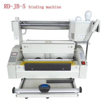 RD-JB-5 A3 Настольная машина для склеивания термоплавким клеем, машина для склеивания книг, машина для печати, копировальный магазин, Офис, библиотека, издательство