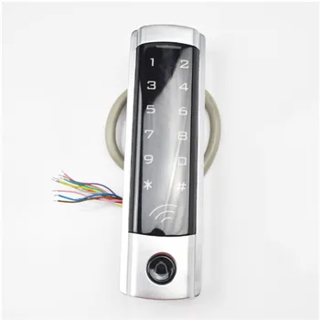 RFID Автономный сенсорный контроллер доступа Металлическая клавиатура NFC 13,56 МГц Дверной замок Система контроля доступа с колокольчиком IP65 Водонепроницаемый