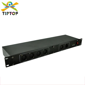 TIPTOP Сценический светильник TP-D05 DMX 4-полосный разветвитель Технология изоляции напряжения Схема защиты Порта CE ROHS Сценический контроллер