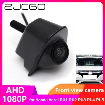 ZJCGO AHD CVBS 1080P 170 ° Автомобильная Парковочная Камера с ЛОГОТИПОМ Спереди для Honda Vezel RU1 RU2 RU3 RU4 RU5