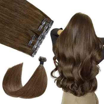 Быстрая Доставка, Бразильские 100% человеческие Волосы, искусственная заколка для наращивания волос, Бесшовные Прямые волосы Remy, заколка для наращивания волос в большом ассортименте