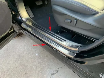 Внутренняя + внешняя сторона двери автомобиля, серебристый протектор, накладка на бампер, Новое литье для Subaru Forester 2019-2021