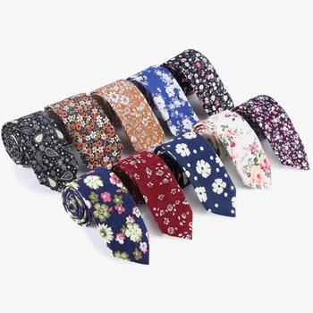 Высококачественный галстук с цветочным принтом для мужчин, свадебные галстуки Жениха, мужские галстуки для деловых вечеринок, Дизайнерский брендовый шейный галстук с подарочной коробкой