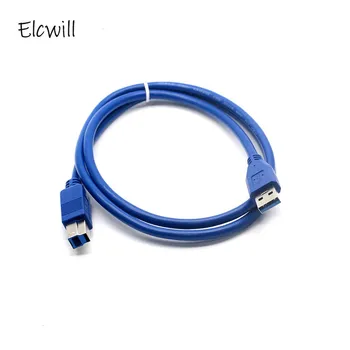 Высокоскоростной USB-принтер, сканер, кабель типа A для подключения к B, шнур для синхронизации данных, зарядное устройство, кабель длиной 0,3 0,5 1,5 1, кабель длиной 3 м Оптом