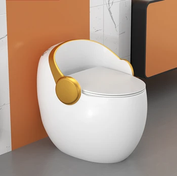 Домашний Туалет Креативный Красочный круглый Маленький Квартирный Большой Сливной Брызгозащищенный Сифон Немой Сливной Унитаз