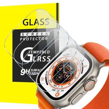 Закаленное стекло для Apple Watch Ultra 49mm Защитная пленка для экрана Против Царапин для Умных часов Apple Watch серии Ultra 49mm