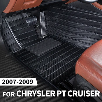Изготовленные на заказ Коврики из углеродного волокна для Chrysler PT Cruiser 2007 2008 2009, Ковровое покрытие для ног, Аксессуары для интерьера автомобиля