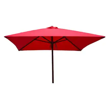 Классический деревянный 6,5-дюймовый квадратный зонт для патио, лайм для сада на открытом воздухе