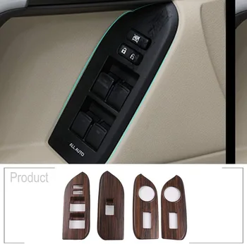 Кнопка Подъема Стеклоподъемника Автомобиля, отделка рамы Сзади С отверстиями для рожков Для Toyota Land Cruiser Prado FJ150 150 2010-2019