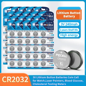 Литиевая кнопочная батарея CR2032 3V cr 2032 DL2032 ECR2032 Монетные батарейки используются в часах, весовых весах, мониторах артериального давления