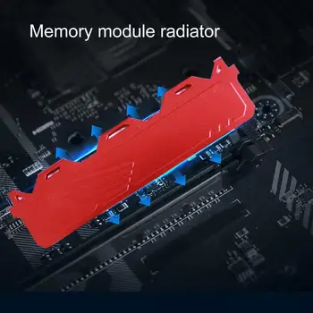 Металлический Радиатор с радиатором рассеивания тепла для оперативной памяти настольного компьютера DDR3/DDR4