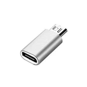 Мини-адаптер Type-c для женщин и Micro USB для женщин, USB 3.0 Конвертер USB-C из алюминиевого сплава