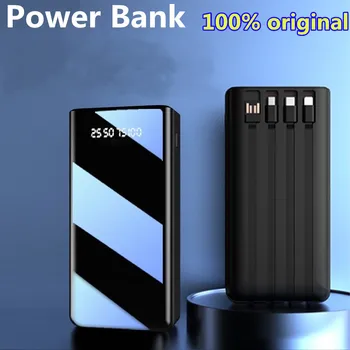 Новый Банк Питания 100000 мАч TypeC Micro USB Быстрая Зарядка Powerbank Светодиодный Дисплей Портативное Внешнее Зарядное Устройство для Телефона Планшета