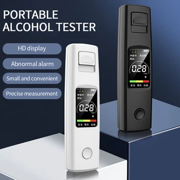 Новый портативный бесконтактный тестер дыхания на алкоголь с цифровым дисплеем, USB Перезаряжаемый алкотестер для анализа