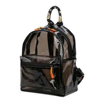 Новый Прозрачный рюкзак, трансграничная водонепроницаемая сумка через плечо из ПВХ, летняя и осенняя мини-школьная сумка для девочек для путешествий