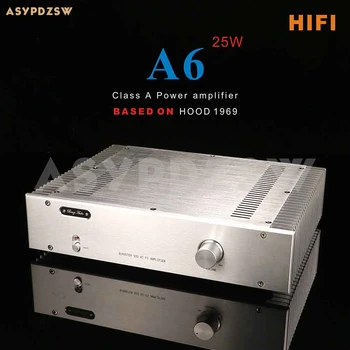 Одноконтурный усилитель мощности класса A Hi-Fi A6 на базе JLH HOOD 1969 Circuit 25Wx2