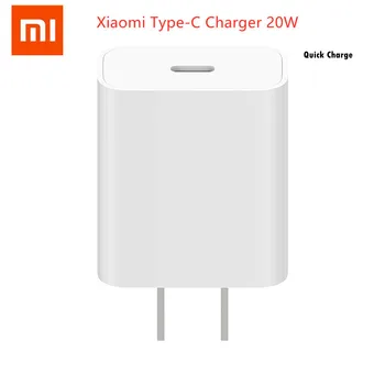 Оригинальное зарядное устройство Xiaomi Type-C 20 Вт Быстрая Зарядка USB-C Зарядное Устройство Для iPhone 12 Pro Max Mini 11 QC 3,0 Настенное Зарядное Устройство Android Зарядное Устройство