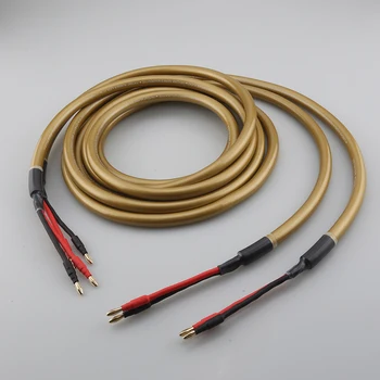 Пара высококачественных акустических кабелей Cardas Hexlink Gold Five HiFi, аудио Кабель для динамиков