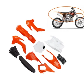 Пластиковый чехол для мотоцикла, комплект пластиковых чехлов для кузова, крыло с топливным баком для KTM85