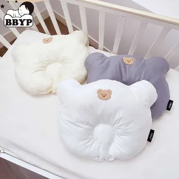 Постельное белье, Детская подушка, Подушка для сна, Мультяшный Медведь, Шея, голова, Многофункциональная Дышащая Детская подушка для младенцев