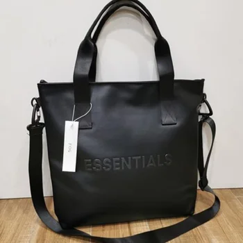Предметы первой необходимости, Высококачественные сумки для покупок Большой емкости Для женщин, сумки-тоут, женская сумка через плечо из искусственной кожи, Ретро Мужские сумки