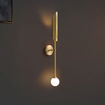 Простой Роскошный американский Настенный светильник в постмодернистском стиле Гостиная Спальня Фон Декор Стен Бра Коридор Проход Прикроватный Гостиничный светильник