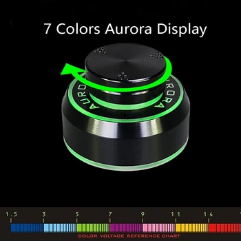 Профессиональный 7 Цветов Aurora Digital Tattoo Power Supply С Адаптером Питания Катушки и Роторные Тату-Машины Аксессуары Оборудование