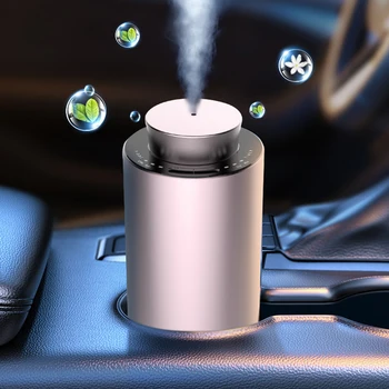 Роскошный USB Перезаряжаемый Автомобильный Освежитель воздуха с Ароматом Ароматерапии, Безводный Автомобильный Ароматический диффузор С эфирным маслом, Новинка 2023 года