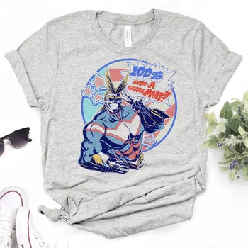 Футболка My Hero Academia, женская футболка с японским комиксом, женская японская дизайнерская одежда с комиксами