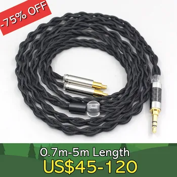 Чистый 99% Серебристый Внутренний Нейлоновый кабель для наушников Audio Technica ATH-ADX5000 ATH-MSR7b 770H 990H ESW950 SR9 ES750 ESW990 LN007452
