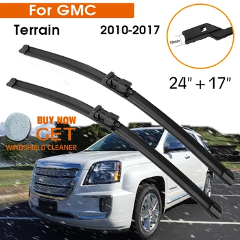 Щетка стеклоочистителя для автомобиля GMC Terrain 2010-2017, резиновый силиконовый стеклоочиститель для лобового стекла 24 