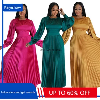 Элегантные африканские платья для женщин 2023, осенне-зимнее платье макси в стиле дашики, женская традиционная африканская одежда, сказочные платья