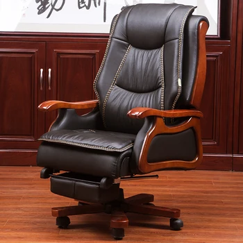 Эргономичное Офисное Кресло Для Чтения, Поворотное Игровое Кресло с Откидной Спинкой, Кожаное Складное Кресло Fauteuil De Bureau, Мебель Для Письменного Стола WSW30XP
